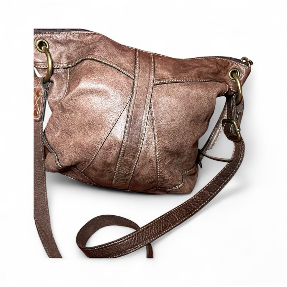FOSSIL Brown Soft Leather Crossbody Purse Handbag Bag